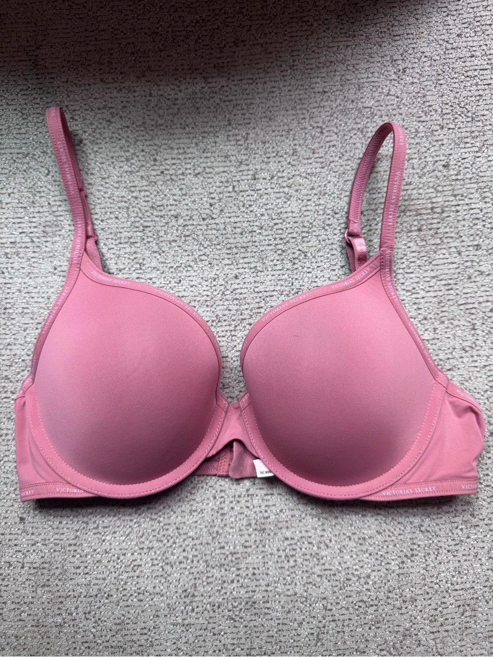 Victoria's Secret Rose Pink Push Up T-Shirt Cup Bra